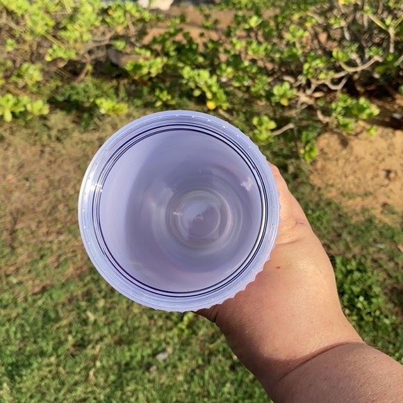 NWT Starbucks 2021 Winter Holiday Icy White Lilac Studded Grande Tumbler - Picture 4 of 4